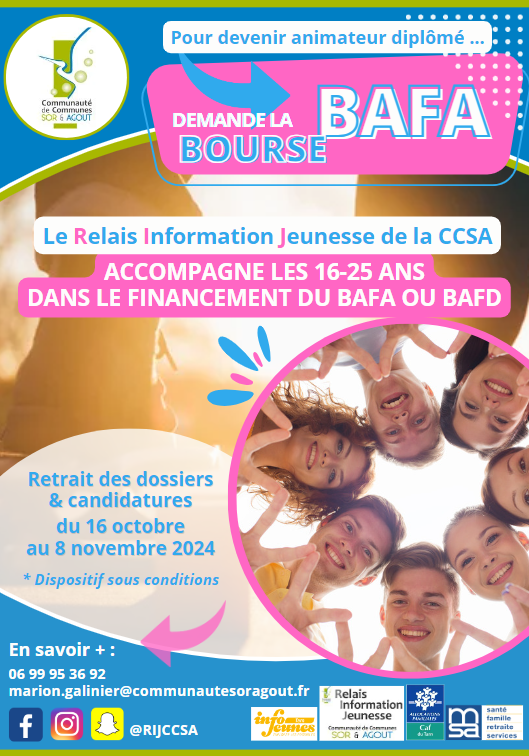 affiche demande bourse BAFA