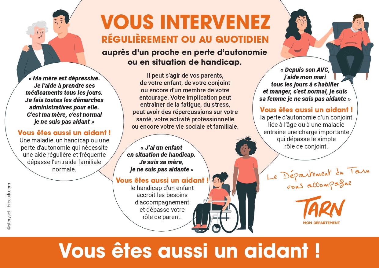 flyer vous êtes aussi un aidant !