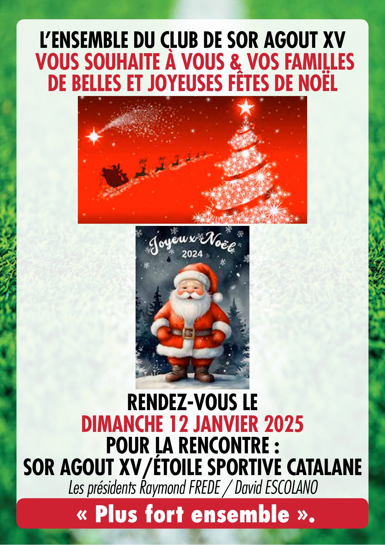 Affiche rugby Sor Agout 