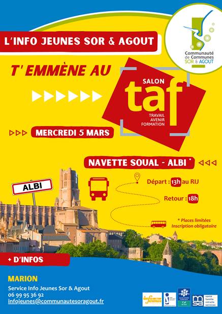 affiche IJSA t'emmène au taf