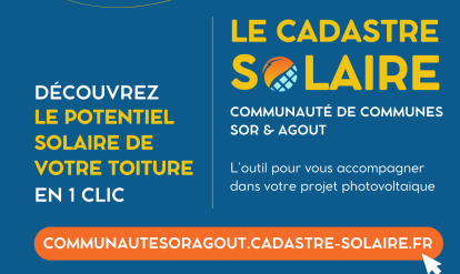 affiche potentiel solaire avec la CCSA